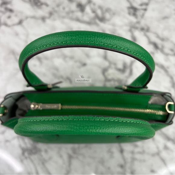Kate Spade Darcy Small Satchel Crossbody In Green Bean - Picture 6 of 12